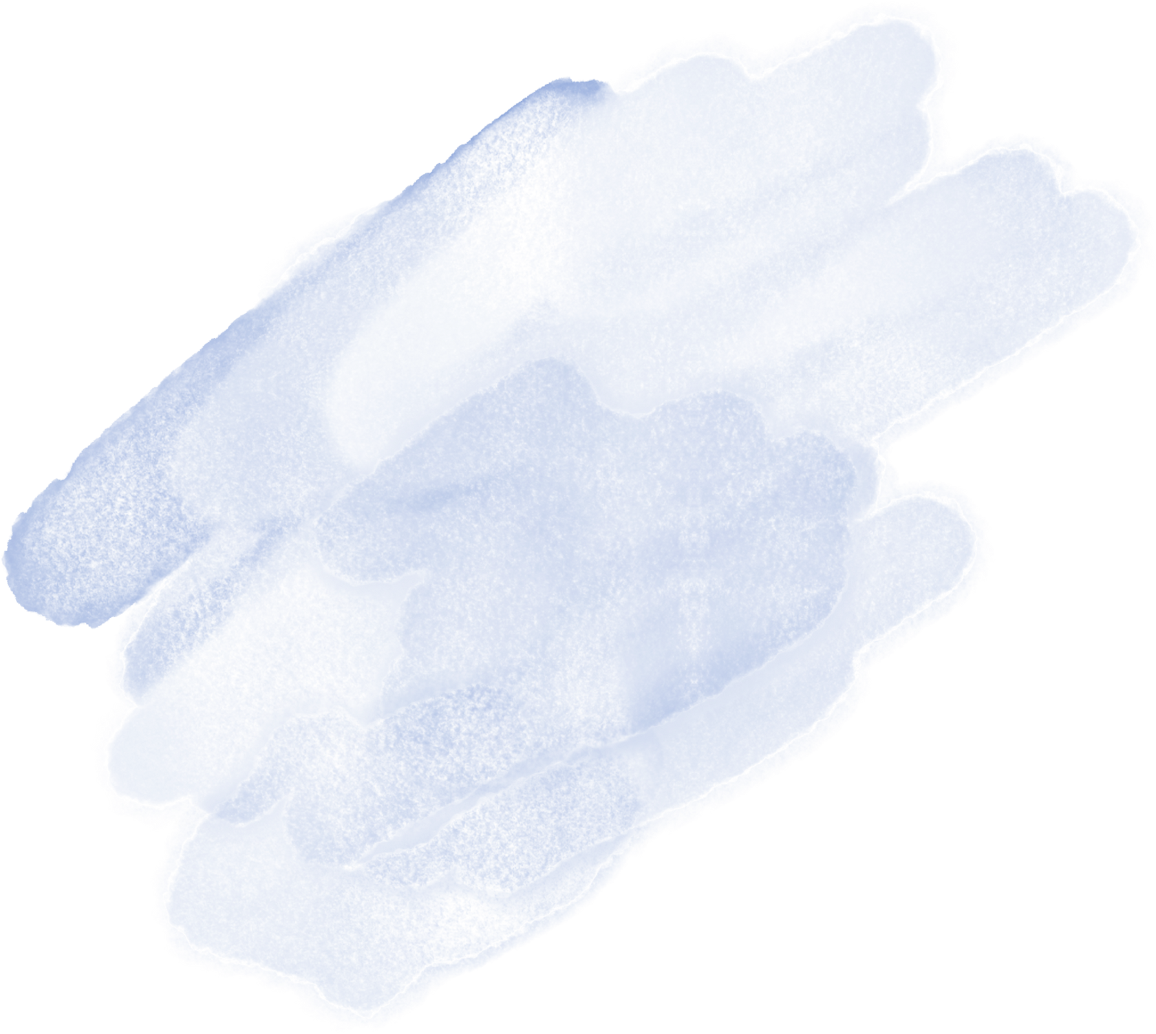 Blue watercolor brush